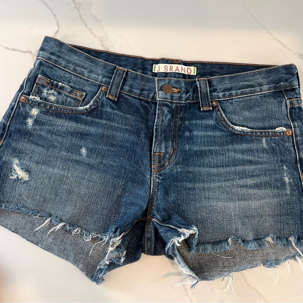 JBrand blue short shorts